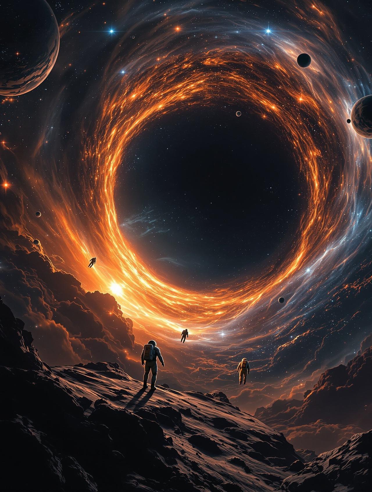 黑米影视出品科幻电影《星辰大海》主视觉海报